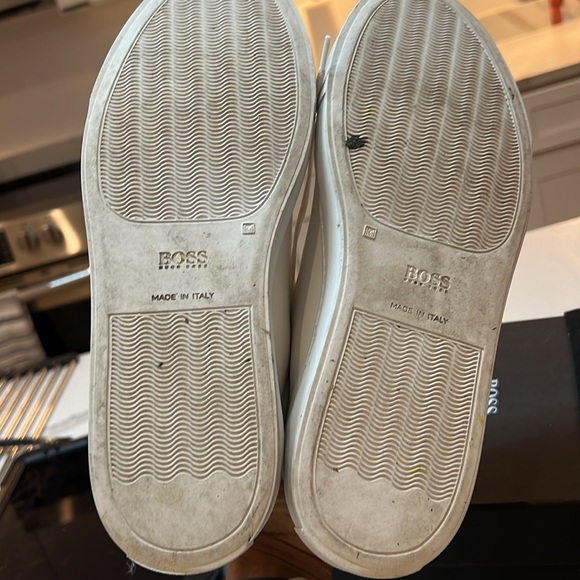 HUGO BOSS Low Cut white sneakers 39/9 LIKE NEW - Picture 5 of 6